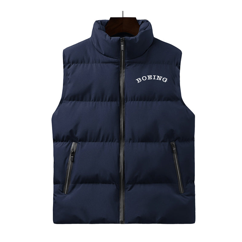 Special BOEING Text Designed Puffy Vests