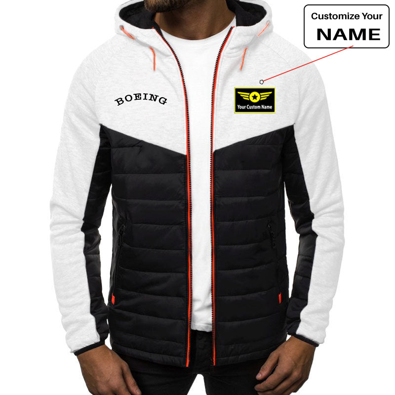 Special BOEING Text Designed Sportive Jackets