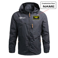 Thumbnail for Special Cessna Text Designed Thin Stylish Jackets