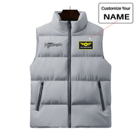 Thumbnail for Special Cessna Text Designed Puffy Vests