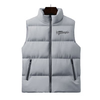 Thumbnail for Special Cessna Text Designed Puffy Vests