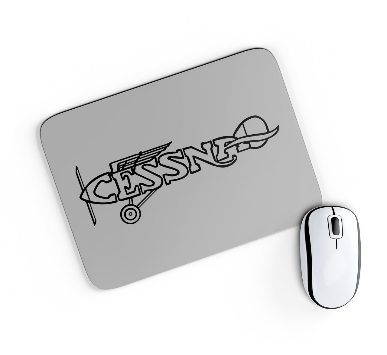 Special Cessna Text Designed Mouse Pads
