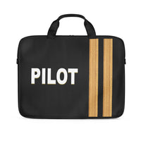 Thumbnail for Special Edition Pilot & Stripes (4,3,2 Lines) Designed Laptop & Tablet Bags