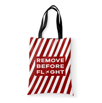 Thumbnail for Special Edition Remove Before Flight Designed Tote Bags