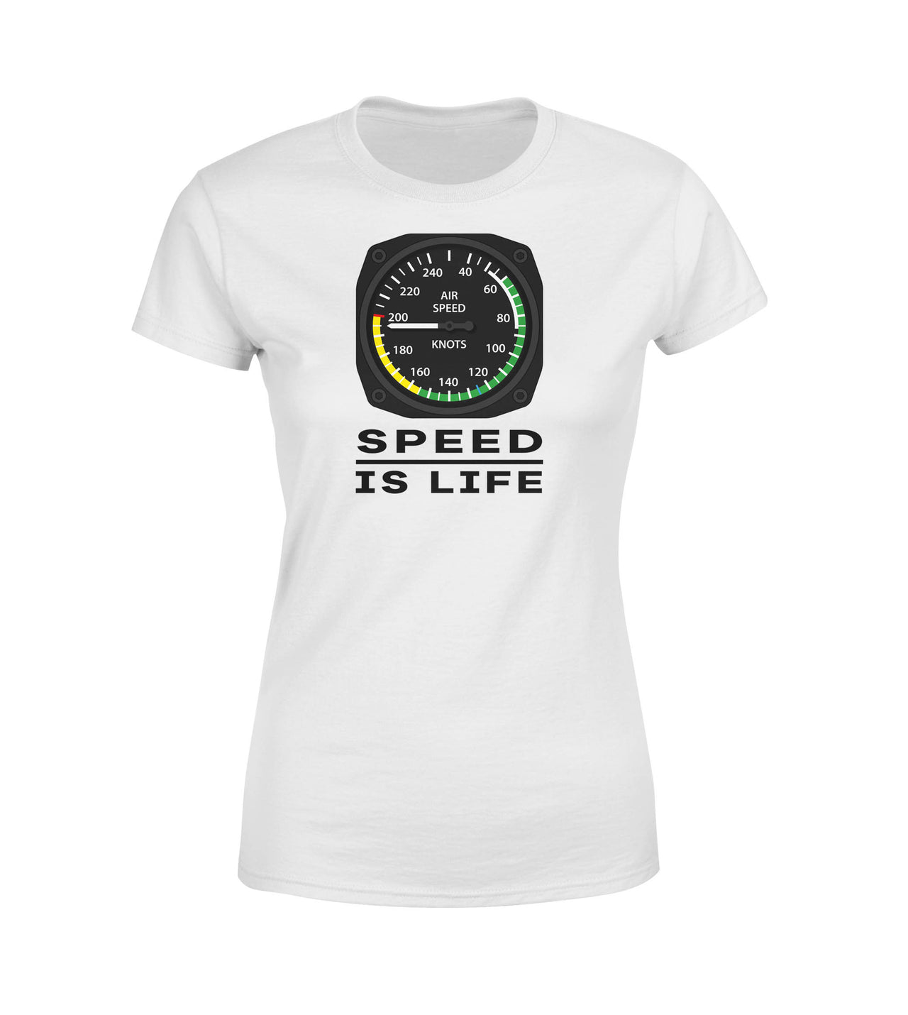 Speed Is Life Designed Women T-Shirts