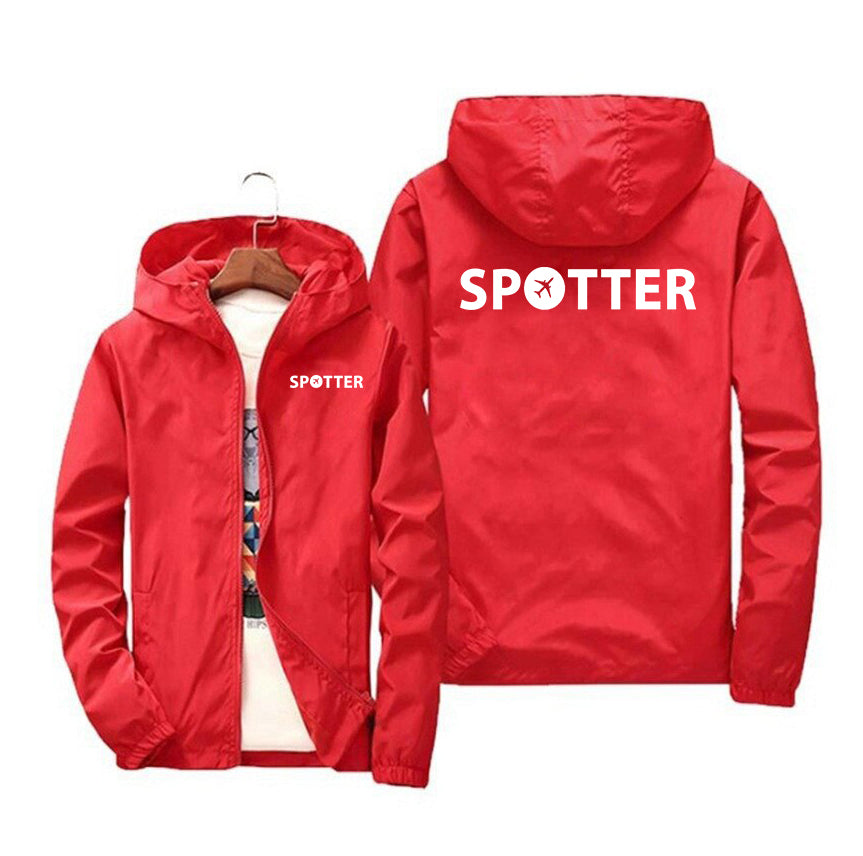 Spotter Designed Windbreaker Jackets