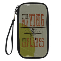 Thumbnail for Still Playing with Airplanes Designed Travel Cases & Wallets
