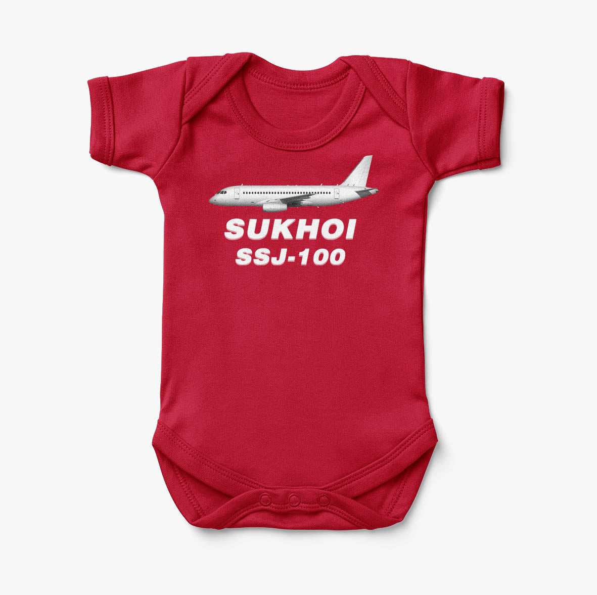 The Sukhoi Superjet 100 Designed Baby Bodysuits