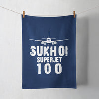 Thumbnail for Sukhoi Superjet 100 & Plane Designed Towels