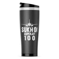 Thumbnail for Sukhoi Superjet 100 & Plane Designed Travel Mugs