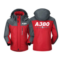 Thumbnail for Super Airbus A380 Designed Thick Winter Jackets
