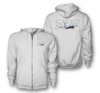 Thumbnail for Super Boeing 737 Designed Zipped Hoodies