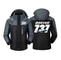 Thumbnail for Super Boeing 737+Text Designed Thick Winter Jackets