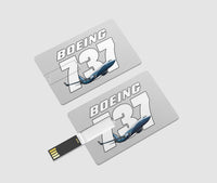 Thumbnail for Super Boeing 737+Text Designed USB Cards