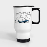 Thumbnail for Super Boeing 737+Text Designed Travel Mugs (With Holder)