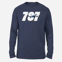 Thumbnail for Super Boeing 787 Designed Long-Sleeve T-Shirts