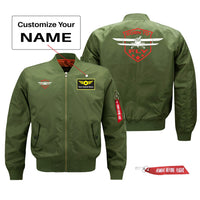Thumbnail for Super Born To Fly Designed Pilot Jackets (Customizable)