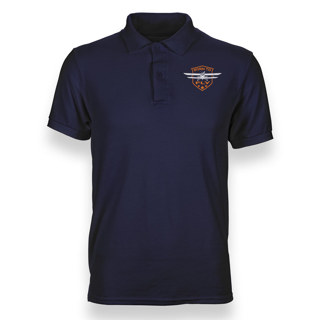Super Born to Fly Designed Polo T-Shirts