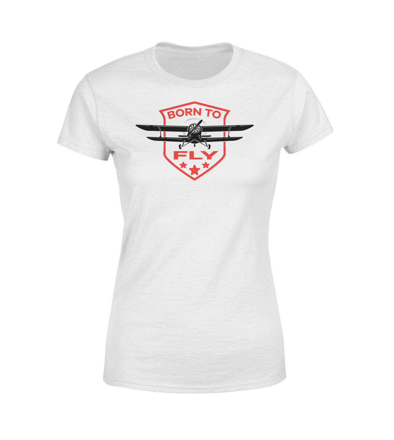 Super Born To Fly Designed Women T-Shirts