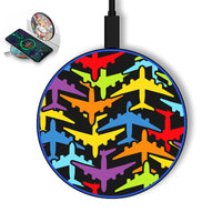 Thumbnail for Super Colourful Airplanes Designed Wireless Chargers
