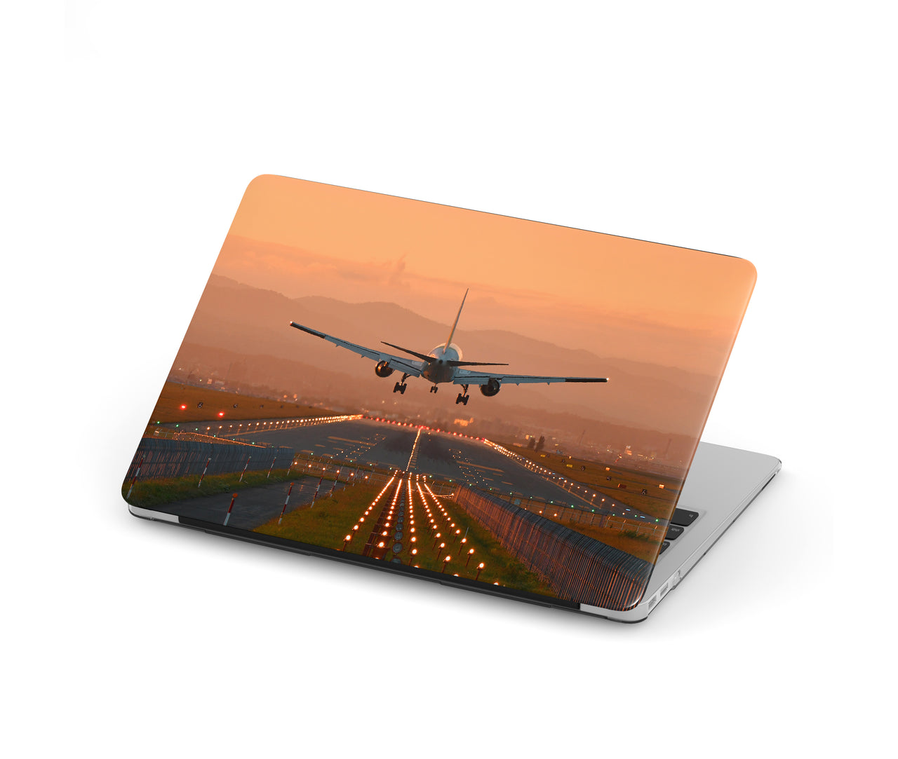 Super Cool Landing During Sunset Designed Macbook Cases