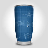 Thumbnail for Super Propeller Details Designed Tumbler Travel Mugs