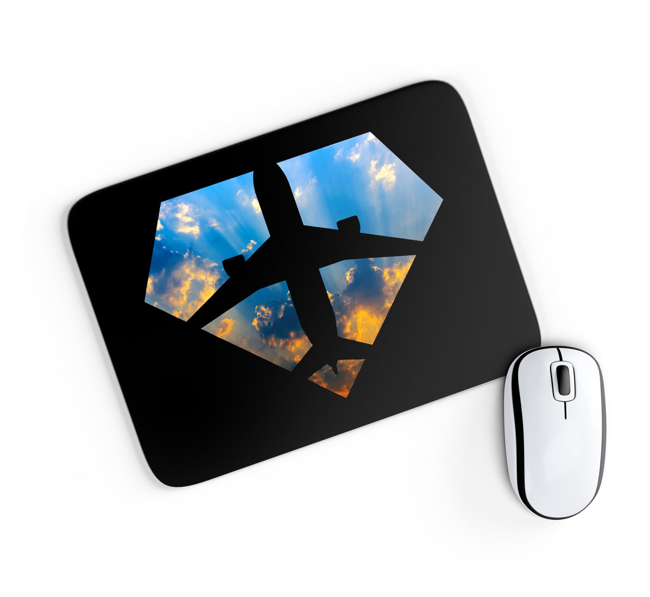 Supermen of The Skies (Sunrise) Designed Mouse Pads