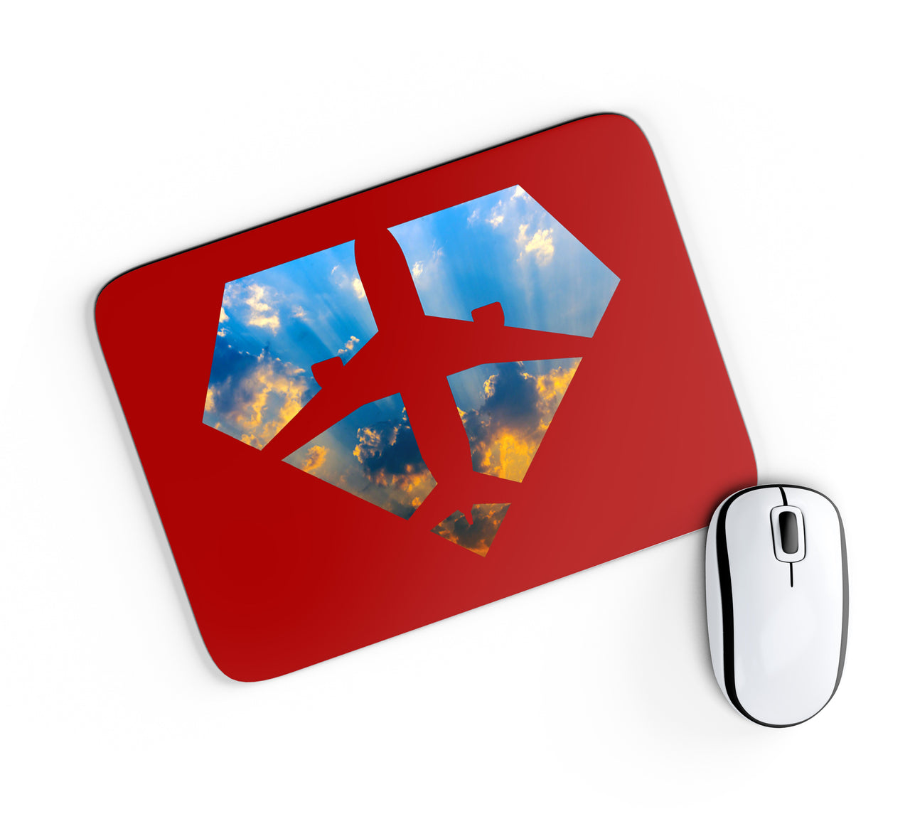Supermen of The Skies (Sunrise) Designed Mouse Pads