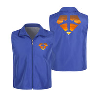 Thumbnail for Supermen of The Skies (Sunset) Designed Thin Style Vests