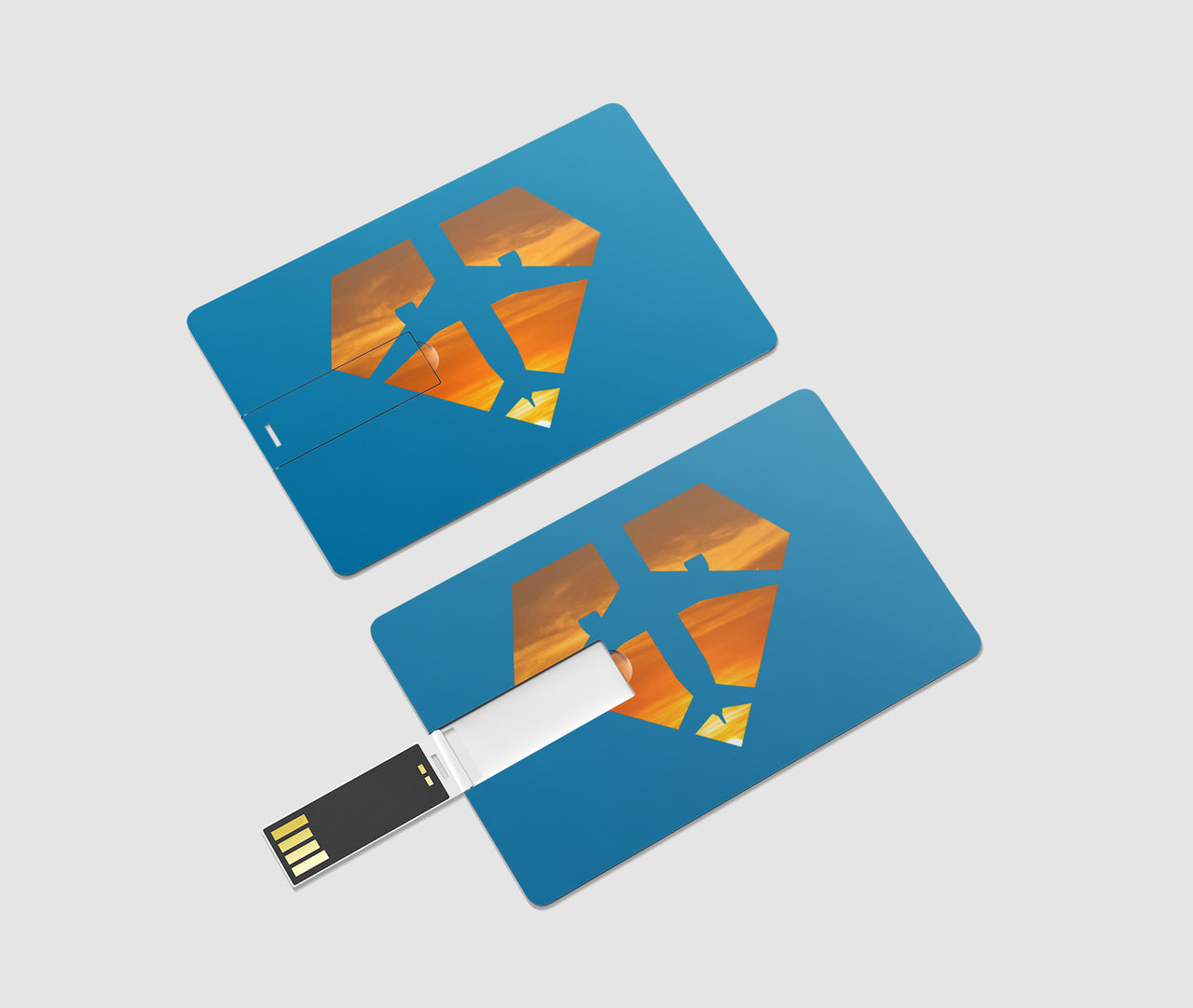 Supermen of The Skies (Sunset) Designed USB Cards