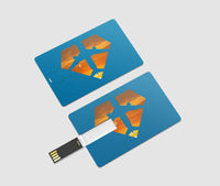 Thumbnail for Supermen of The Skies (Sunset) Designed USB Cards