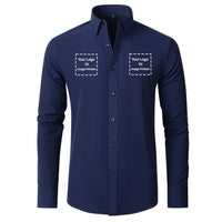 Thumbnail for Custom TWO LOGOS Designed Long Sleeve Shirts