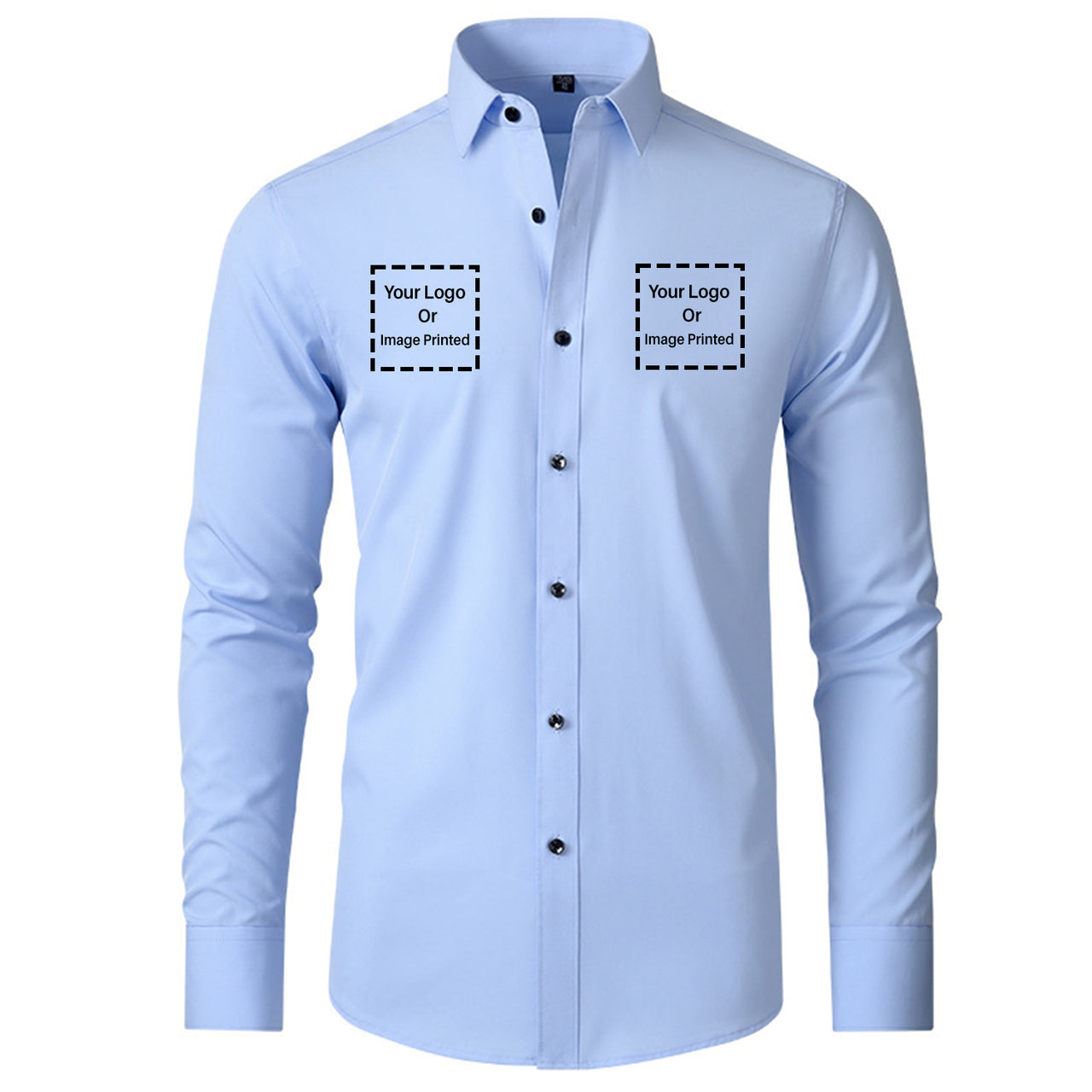 Custom TWO LOGOS Designed Long Sleeve Shirts