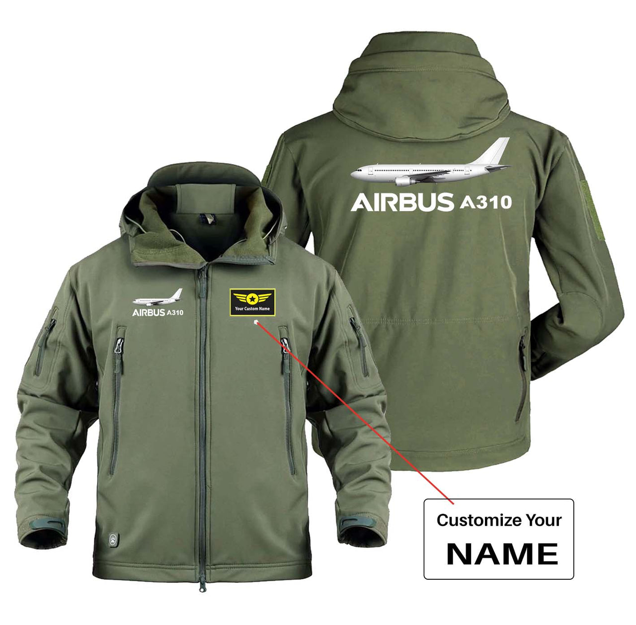 The Airbus A310 Designed Military Jackets (Customizable)
