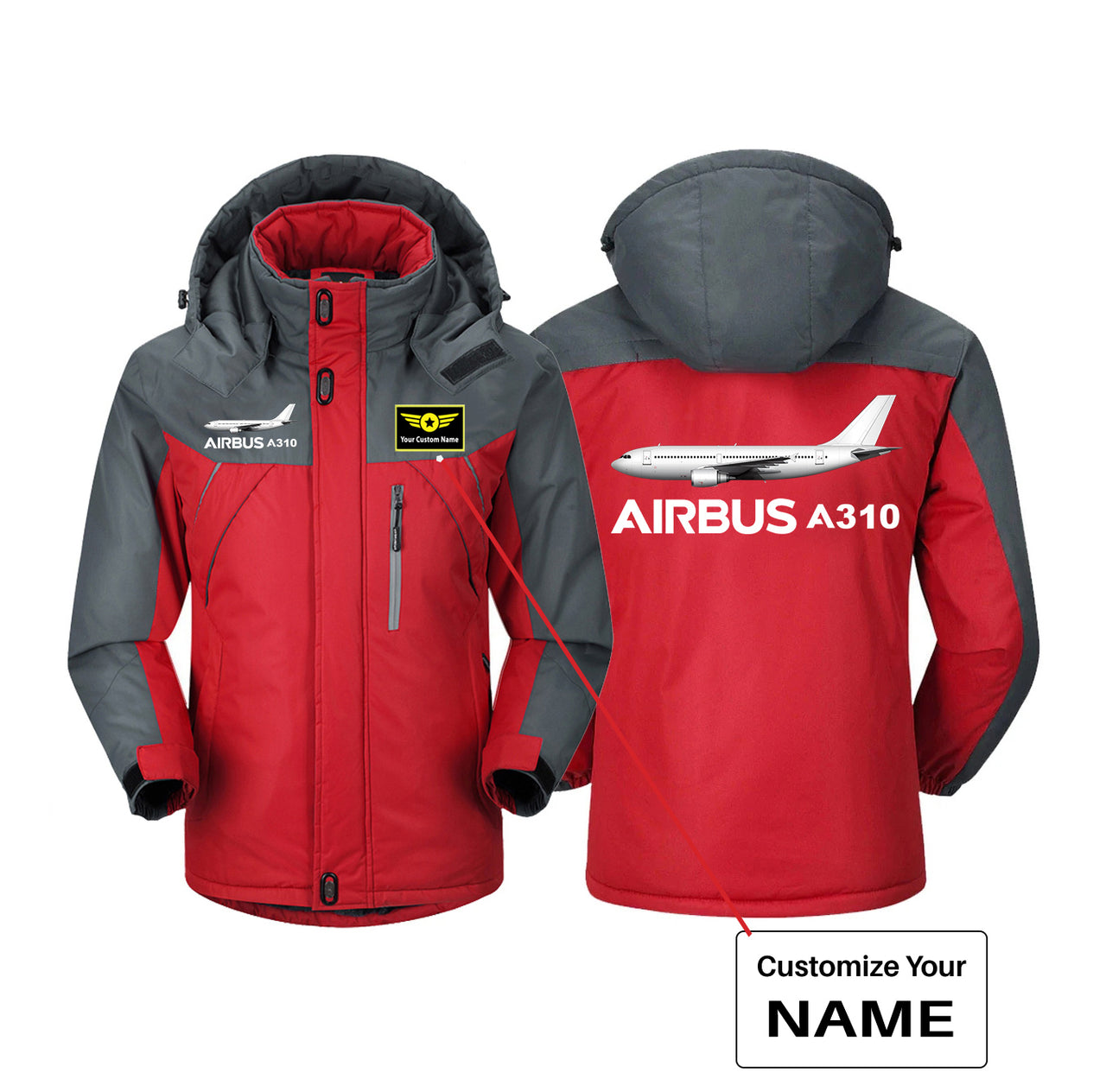 The Airbus A310 Designed Thick Winter Jackets