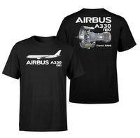 Thumbnail for Airbus A330neo & Trent 7000 Engine Designed Double-Side T-Shirts