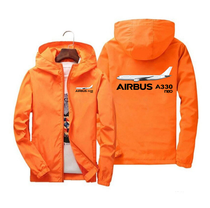 The Airbus A330neo Designed Windbreaker Jackets