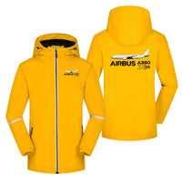 Thumbnail for The Airbus A350 WXB Designed Rain Coats & Jackets