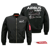 Thumbnail for Airbus A380 & Trent 900 Engine Designed Pilot Jackets (Customizable)
