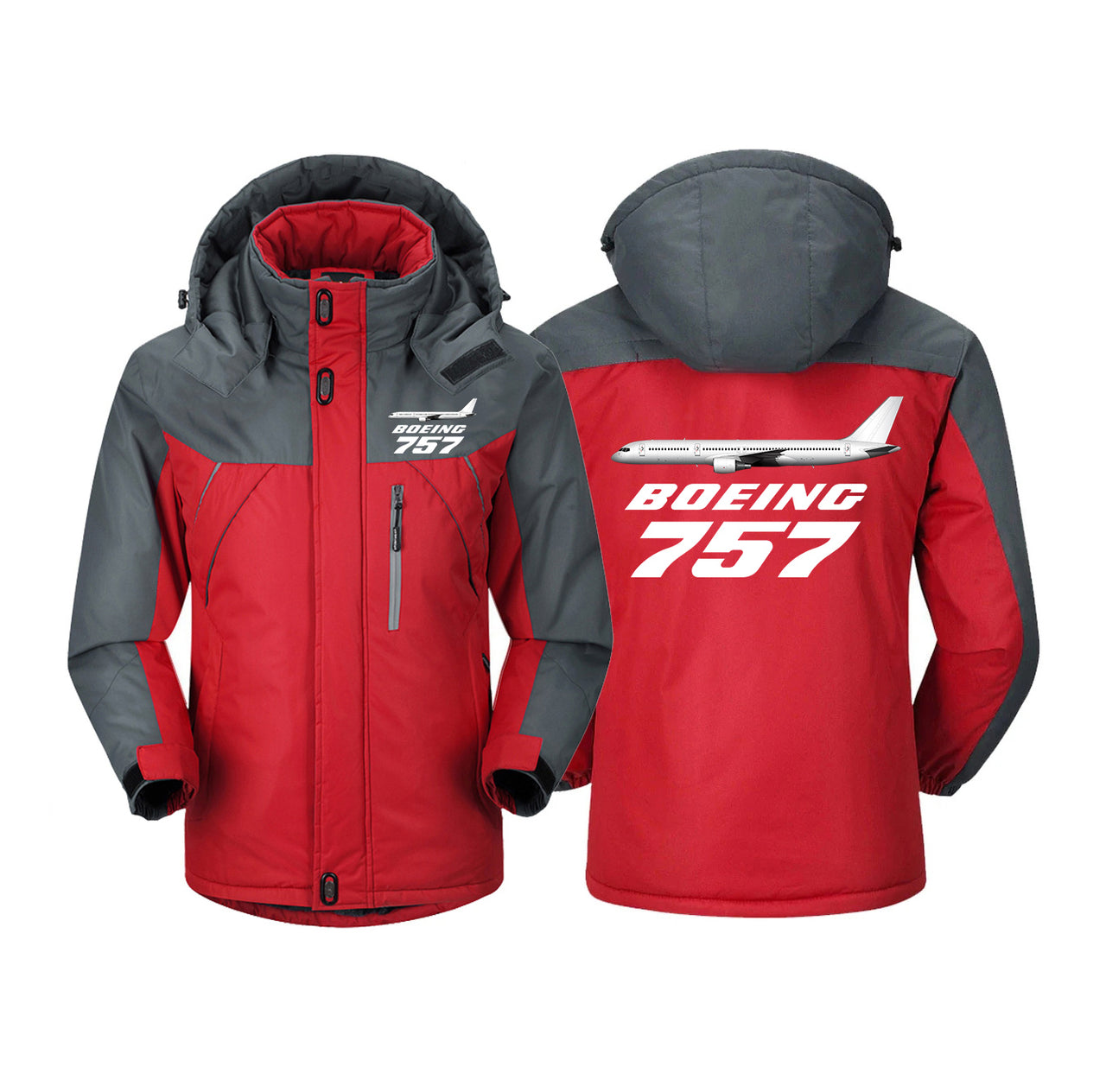 The Boeing 757 Designed Thick Winter Jackets