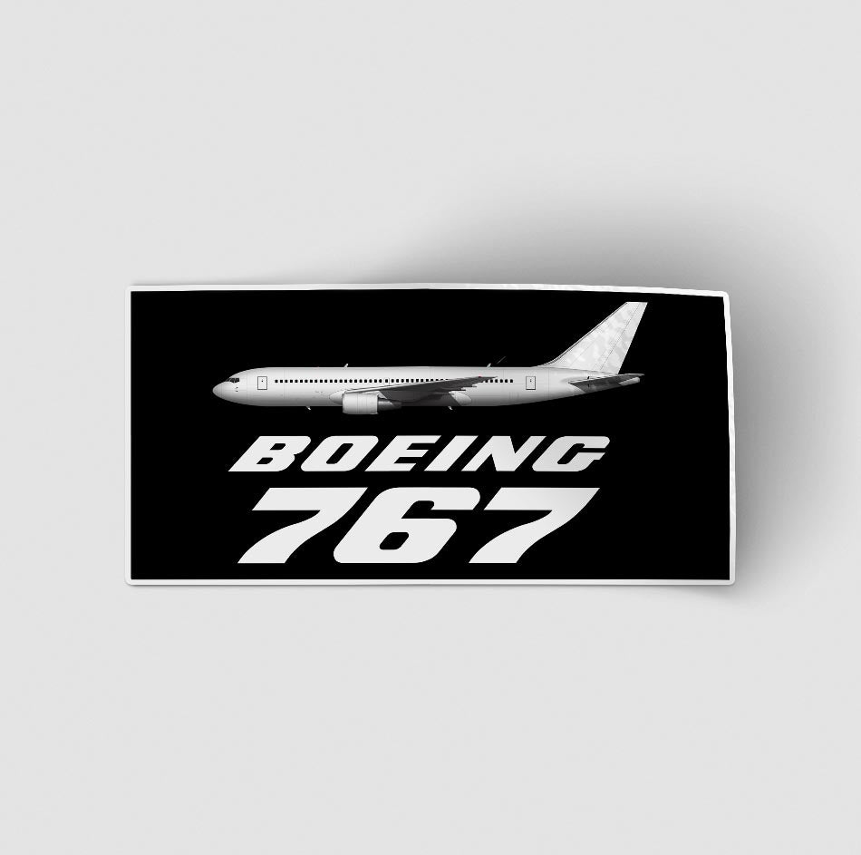 The Boeing 767 Designed Stickers