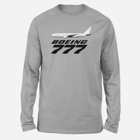 Thumbnail for The Boeing 777 Designed Long-Sleeve T-Shirts