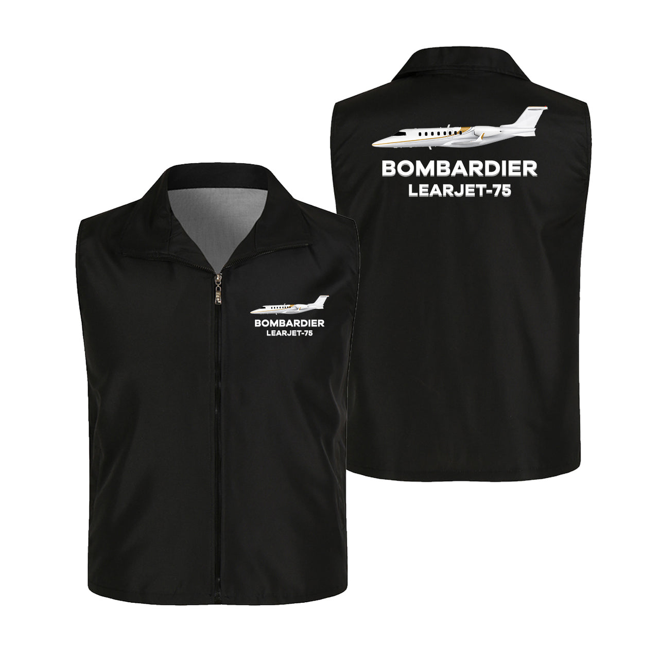 The Bombardier Learjet 75 Designed Thin Style Vests