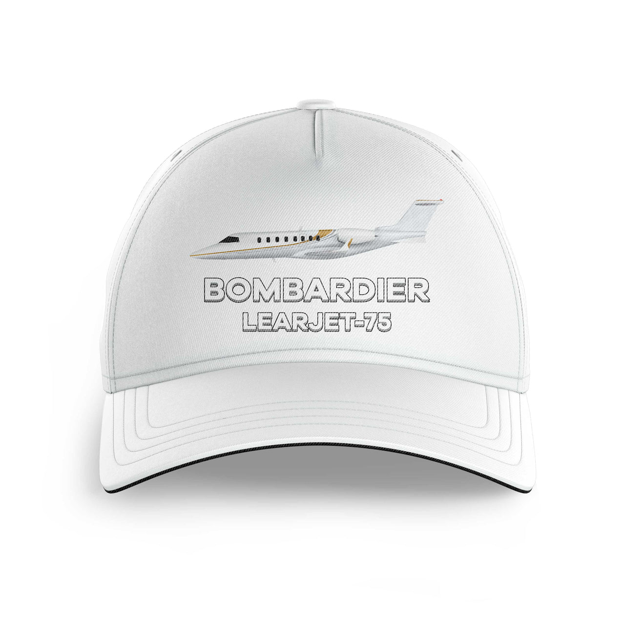 The Bombardier Learjet 75 Printed Hats