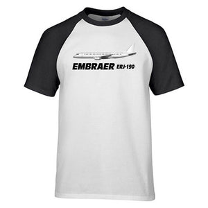 The Embraer ERJ-190 Raglan T-Shirts