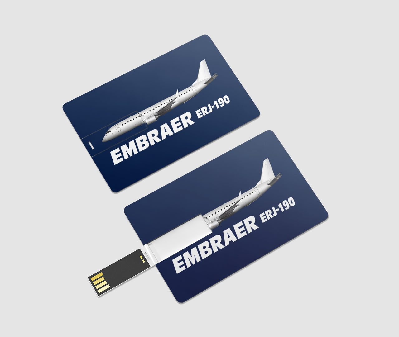 The Embraer ERJ-190 Designed USB Cards