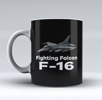 Thumbnail for The Fighting Falcon F16 Designed Mugs
