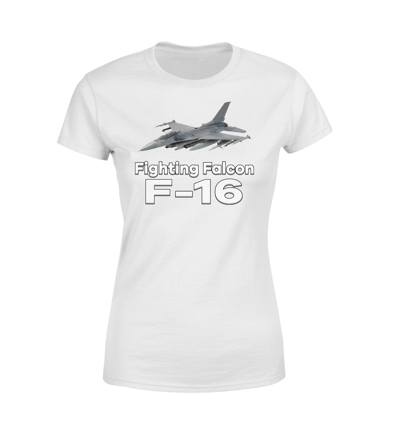 The Fighting Falcon F16 Designed Women T-Shirts