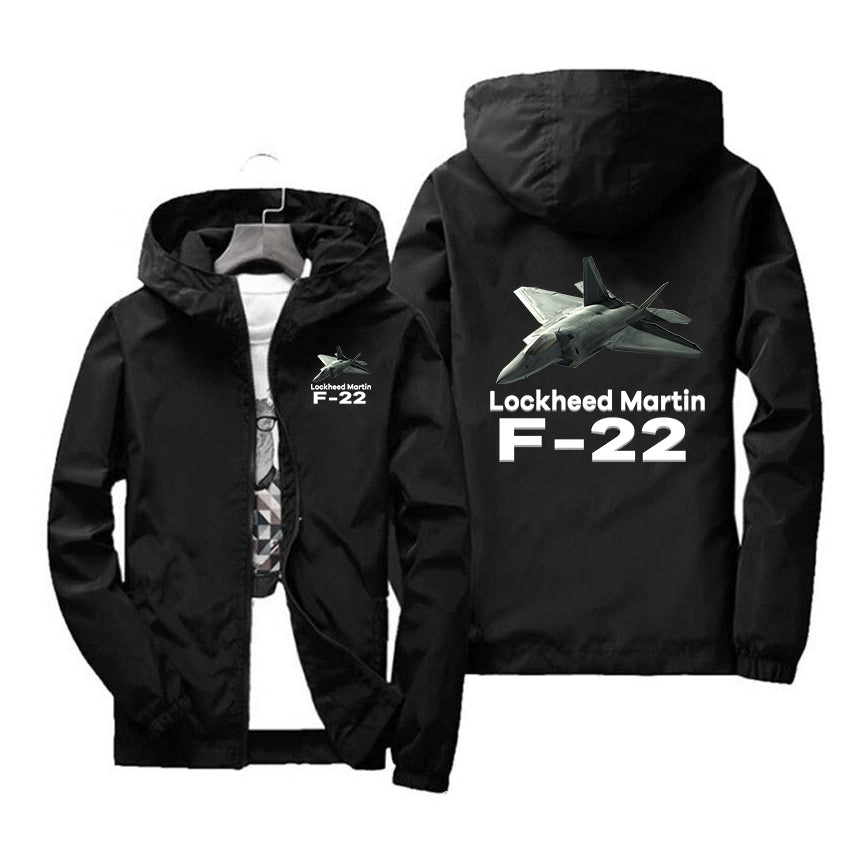 The Lockheed Martin F22 Designed Windbreaker Jackets