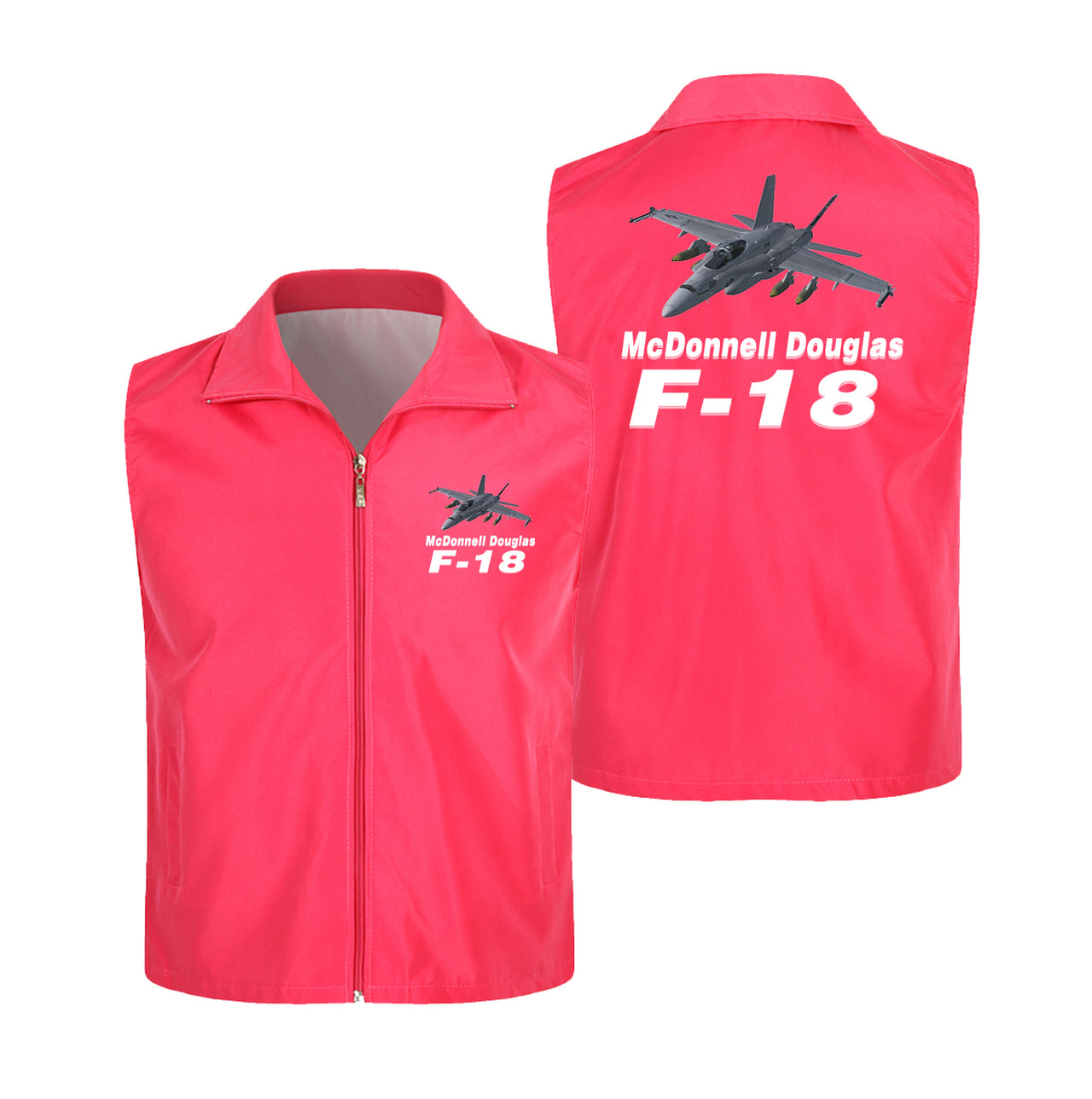 The McDonnell Douglas F18 Designed Thin Style Vests
